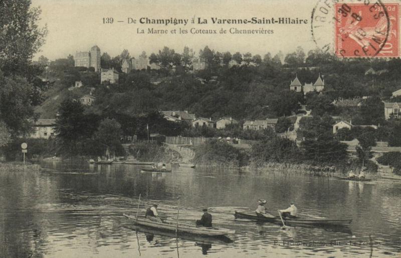 Carte postale ancienne Champigny La Varenne Saint Hilaire