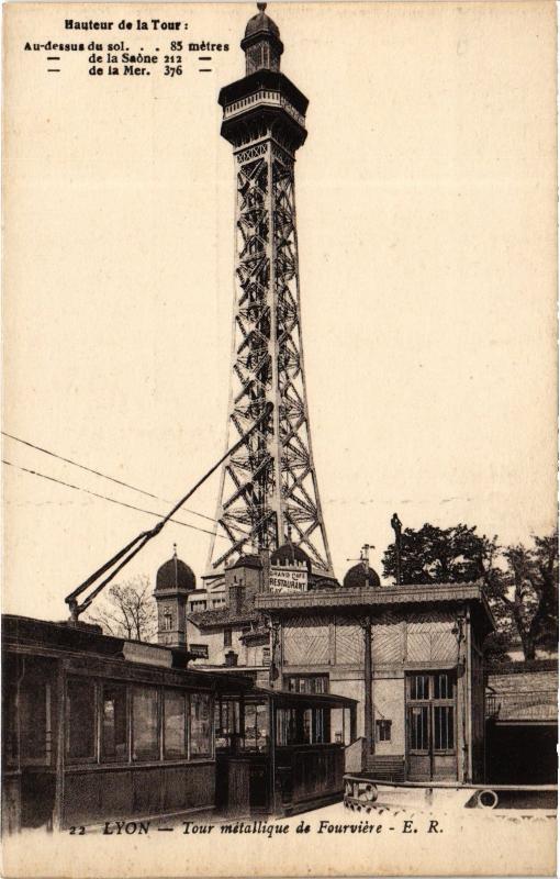 Carte postale ancienne Hauteur de la Tour