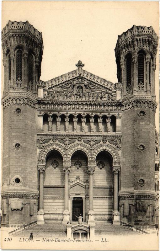 Carte postale ancienne Lyon - Notre dame de Fourviere à Lyon