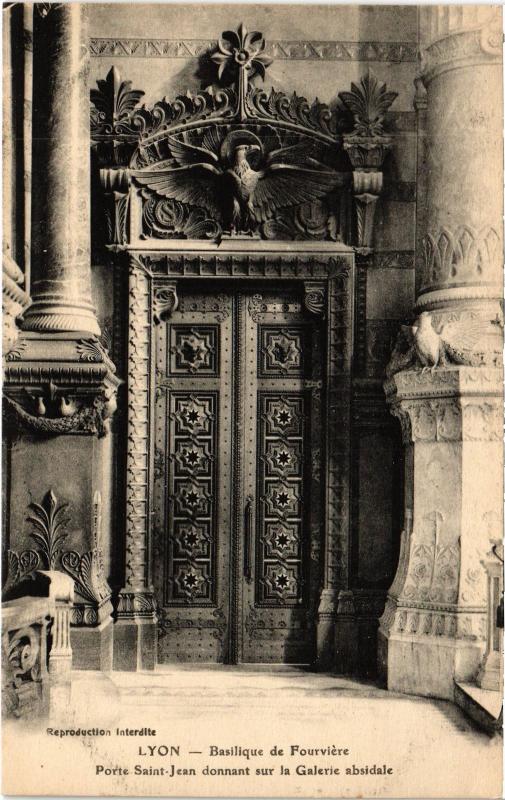 Carte postale ancienne Lyon - Basilique Fourviere à Lyon
