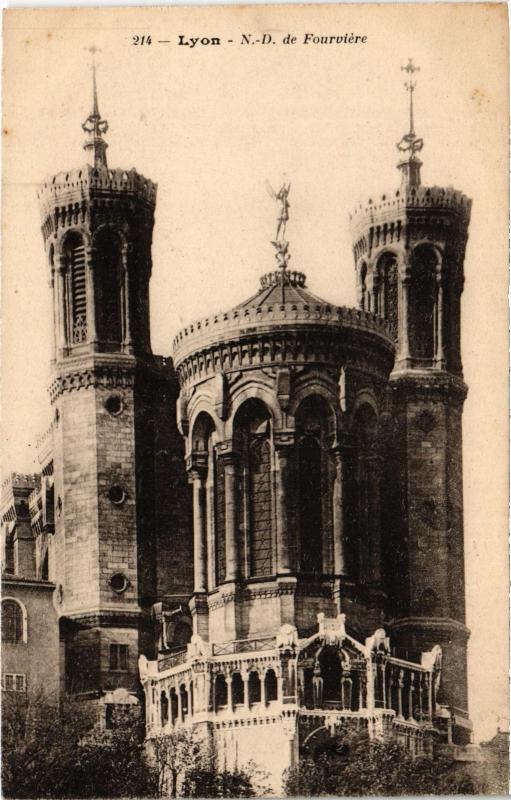 Carte postale ancienne Lyon - N.-D.de Fourviere à Lyon