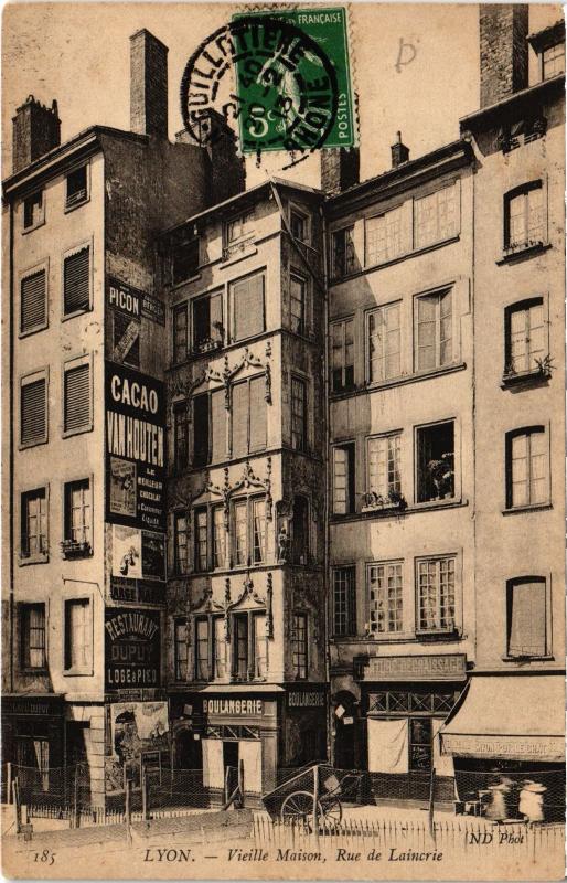 Carte postale ancienne Lyon - Vieille Maison à Lyon