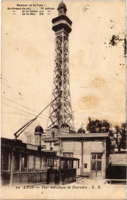 Carte postale ancienne Hauteur de la Tour