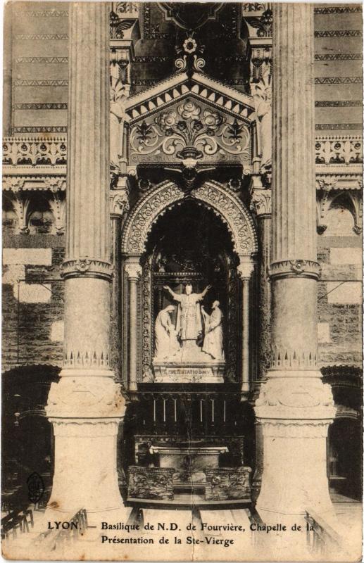 Carte postale ancienne Basilique de N.-D. de Furviere Chapelle de la Presentation
