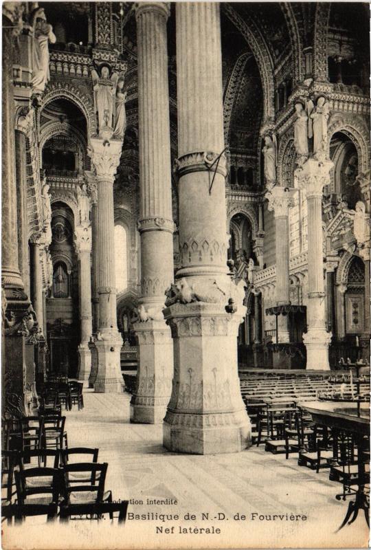 Carte postale ancienne Lyon - Basilique de N.-D. de Fourviere à Lyon