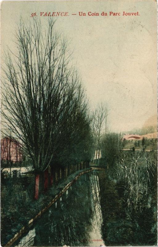 Carte postale ancienne Valence - Un coin du Parc Jouvet à Valence