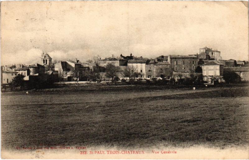 Carte postale ancienne Saint-Paul Trois Chateaux - Vue générale à Saint-Paul-Trois-Châteaux
