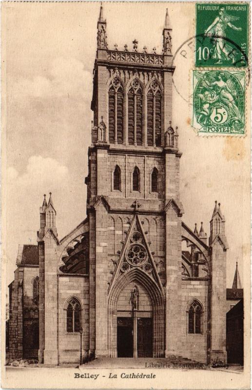 Carte postale ancienne Belley La Cathédrale à Belley