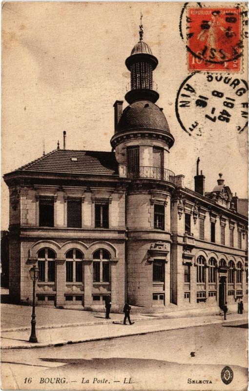 Carte postale ancienne Bourg La Poste