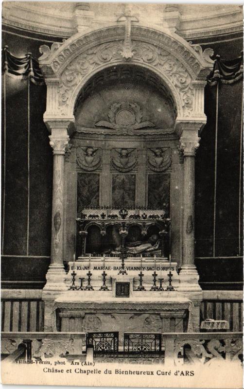Carte postale ancienne Ars Chasse et Chapelle du Bienheureux Cure d'Ars