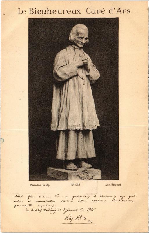 Carte postale ancienne Ars Le Bienheureux J M. Vianney Cure d'Ars