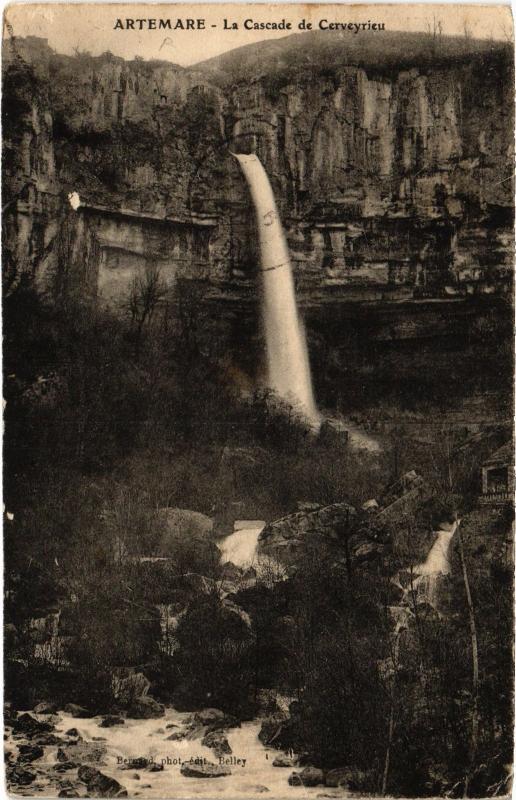 Carte postale ancienne Artemare La Cascade de Cerveyrieu à Artemare