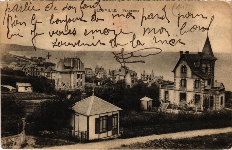 Carte postale ancienne Blonville - Panorama