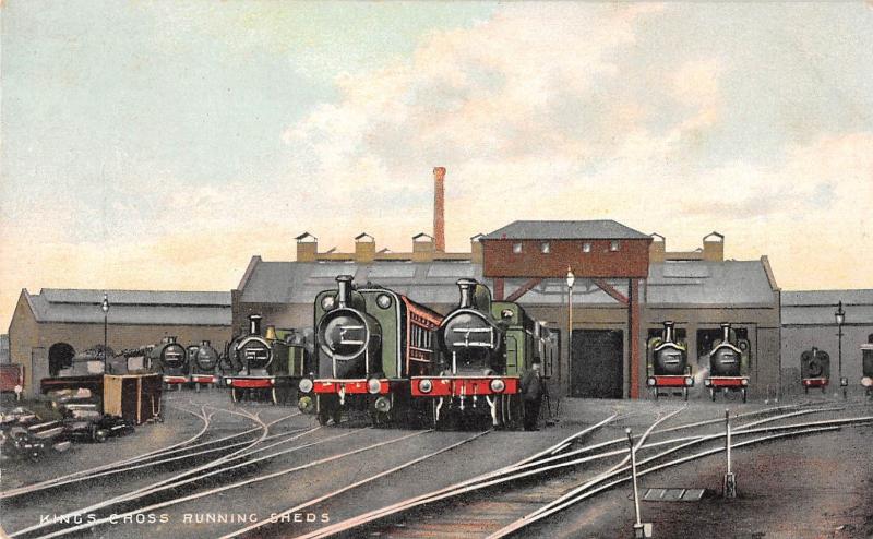 Carte postale ancienne Theme Train - King'S Cross Running Sheds