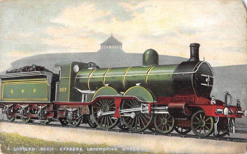 Carte postale ancienne Theme Train - 4 Coopled Bogie Express - Locomotive