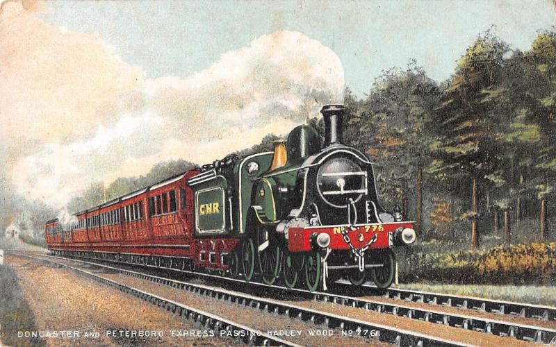 Carte postale ancienne Theme Train - Doncaster And Peterboro Express