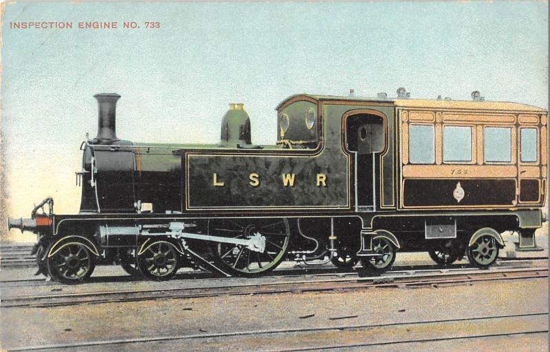 Carte postale ancienne Theme Train - Inspection Engine