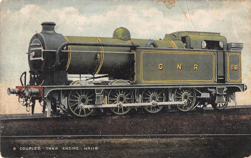 Carte postale ancienne Theme Train - 8 Coupled Tank Engine