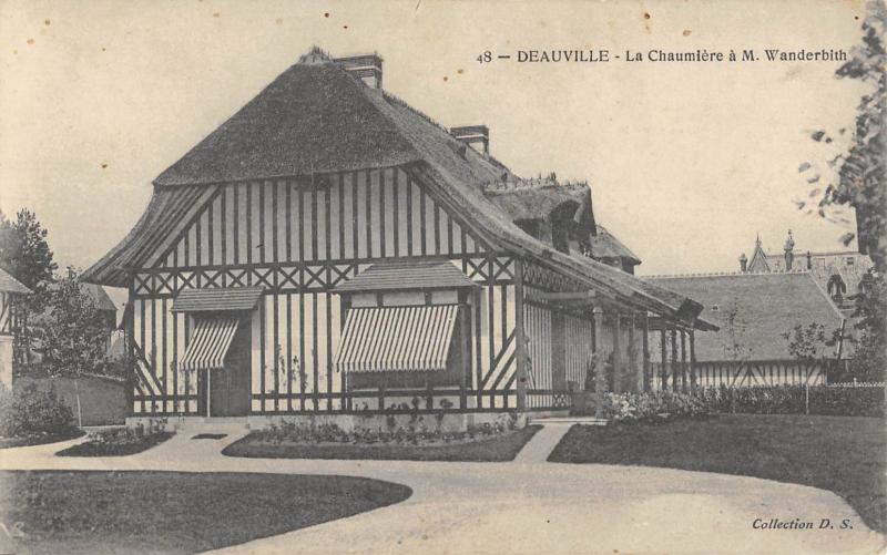 Carte postale ancienne Deauville - La Chaumiere A M.wanderbith à Deauville