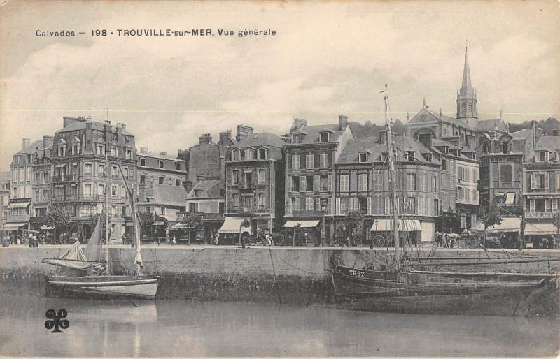 Carte postale ancienne Trouville Sur Mer - Vue Generale à Trouville-sur-Mer