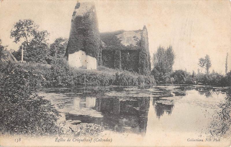 Carte postale ancienne Eglise De Criqueboeuf