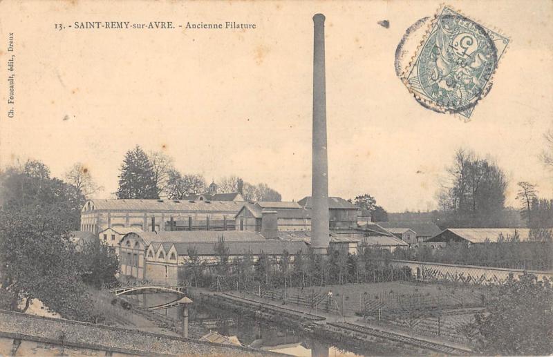 Carte postale ancienne Saint Remy Sur Avre - Ancienne Filature à Saint-Rémy-sur-Avre