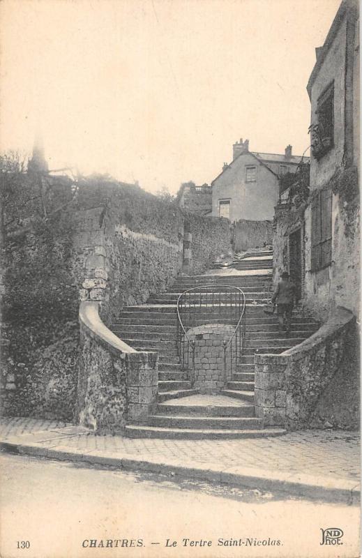 Carte postale ancienne Chartres - Le Tertre Saint Nicolas à Chartres
