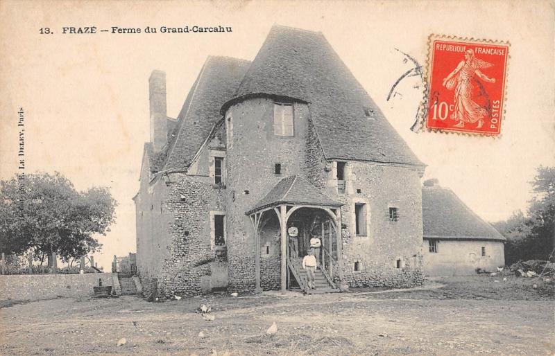 Carte postale ancienne Fraze - Ferme Du Grand Carcahu à Frazé