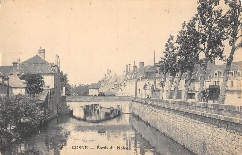 Carte postale ancienne Cosne - Bords Du Nohain