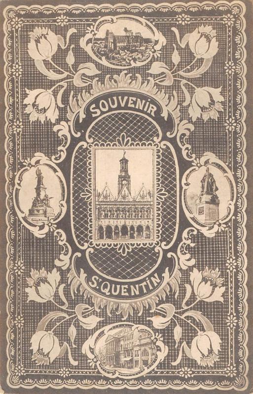 Carte postale ancienne Saint Quentin - Souvenir De à Saint-Quentin