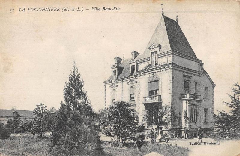Carte postale ancienne La Possonniere - Villa Beau Site à La Possonnière