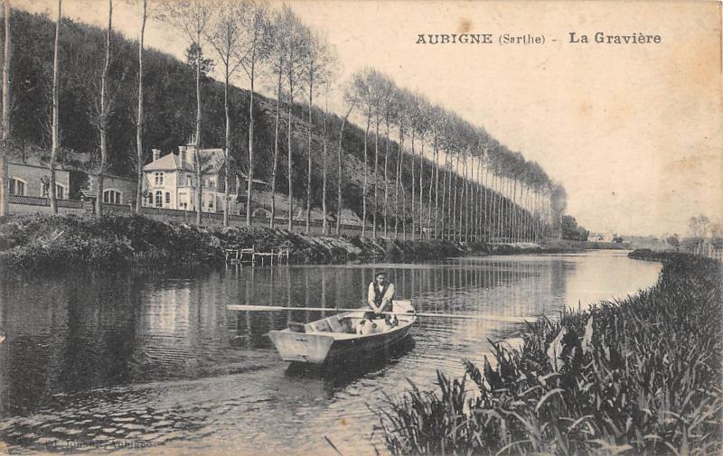 Carte postale ancienne Aubigne - La Graviere