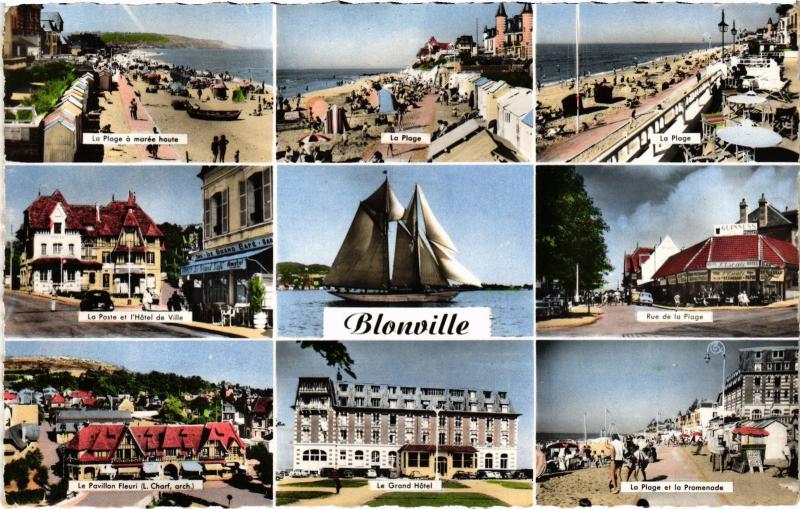 Carte postale ancienne Blonville-sur-Mer - Scenes à Blonville-sur-Mer