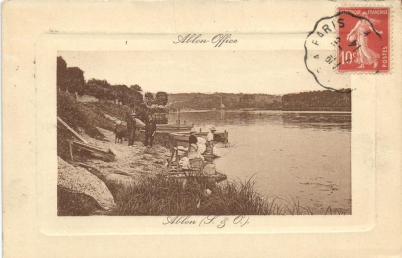 Carte postale ancienne Ablon Office