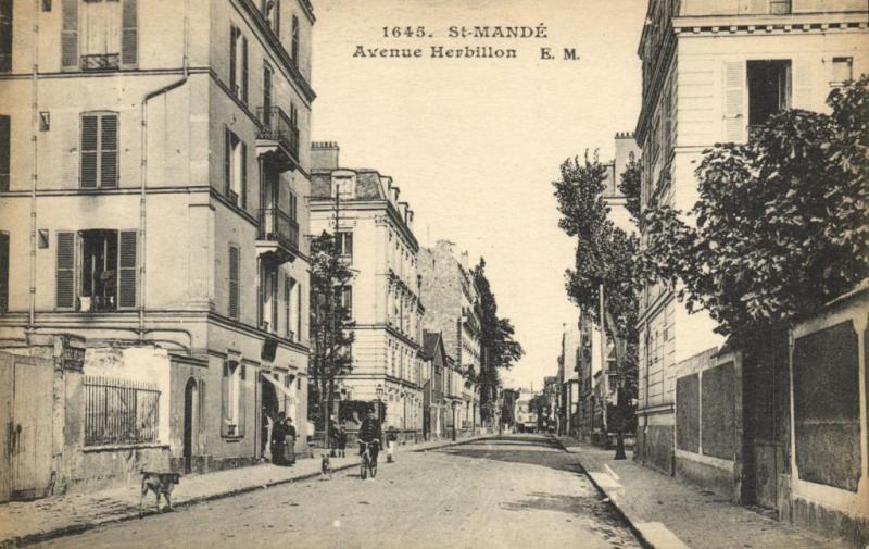 Carte postale ancienne St Mande-Aveneu Herbillon