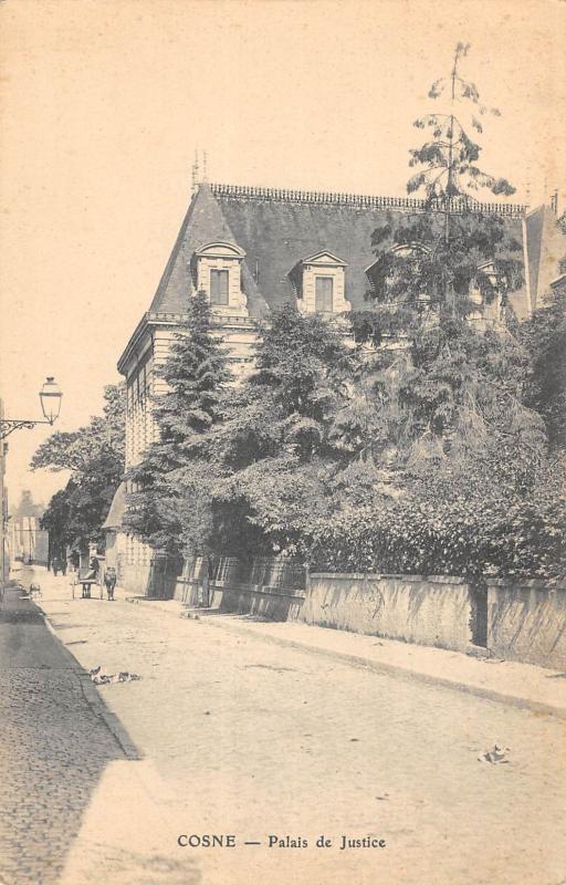 Carte postale ancienne Cosne - Palais De Justice