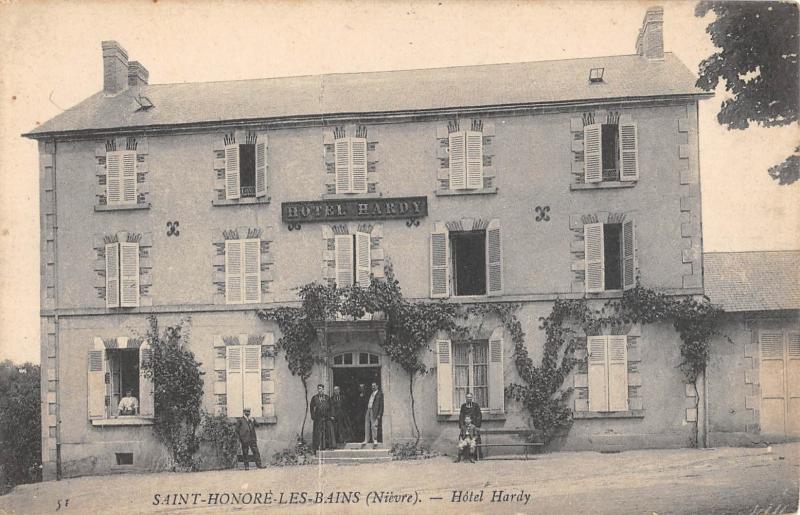 Carte postale ancienne Saint Honore Les Bains - Hotel Lardy à Saint-Honoré-les-Bains