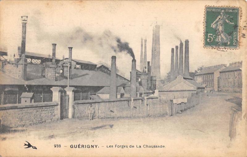 Carte postale ancienne Guerigny - Les Forges De La Chaussade à Guérigny