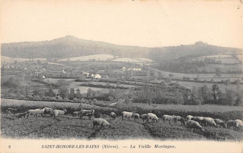 Carte postale ancienne Saint Honore Les Bains - La Vieille Montagne à Saint-Honoré-les-Bains
