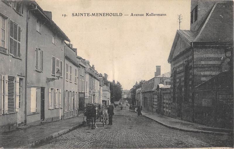 Carte postale ancienne Sainte Menehould - Avenue Kellermann à Sainte-Menehould