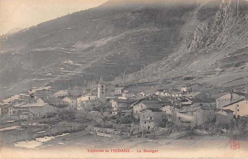 Carte postale ancienne Environs De Modane - Le Bourget à Modane