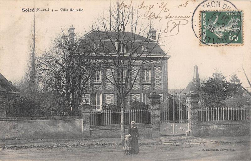 Carte postale ancienne Soize - Villa Rouelle