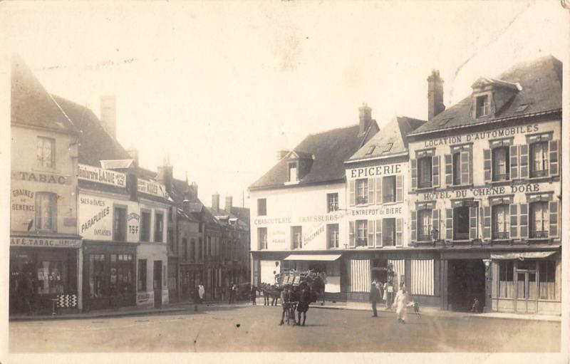 Carte postale ancienne La Loupe Ou Nogent Le Rotrou - Carte Photo - verso phot. Ch.chauffroy à La Loupe
