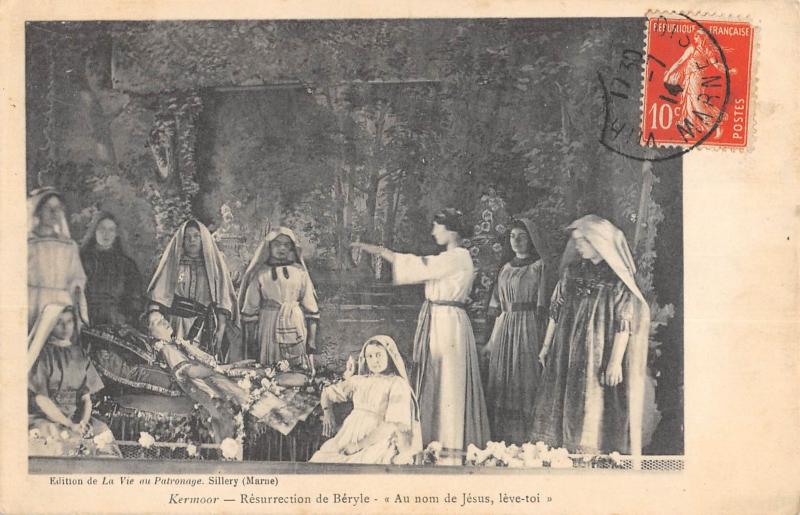 Carte postale ancienne Patronage De Sillery - Kermoor - Resurrection De Beryle à Sillery