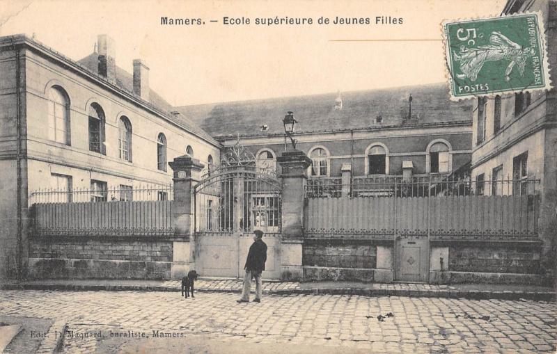 Carte postale ancienne Mamers - Ecole Superieure De Jeunes Filles - cpa rare à Mamers