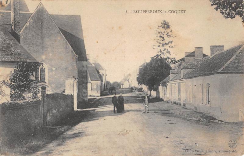Carte postale ancienne Rouperroux Le Coquet à Rouperroux-le-Coquet