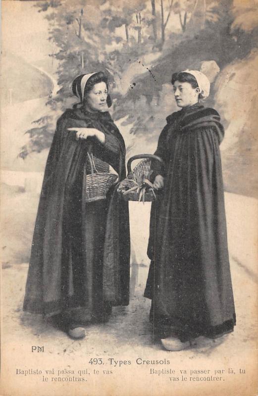 Carte postale ancienne Types Creusois