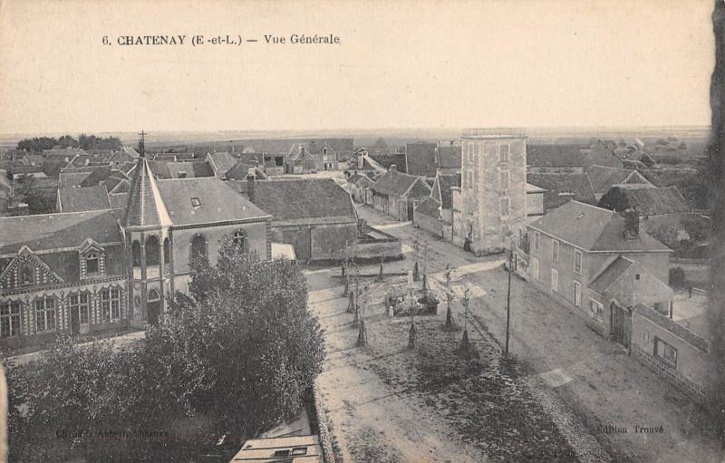 Carte postale ancienne Chatenay - Vue Generale à Châtenay