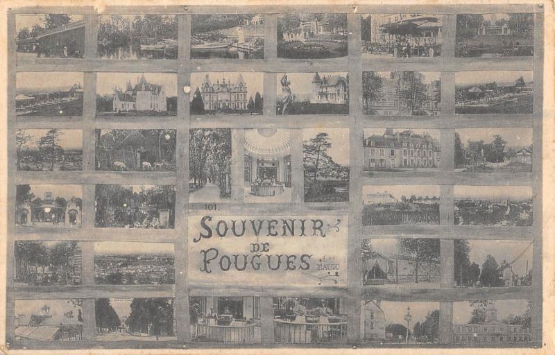 Carte postale ancienne Souvenir De Pougues