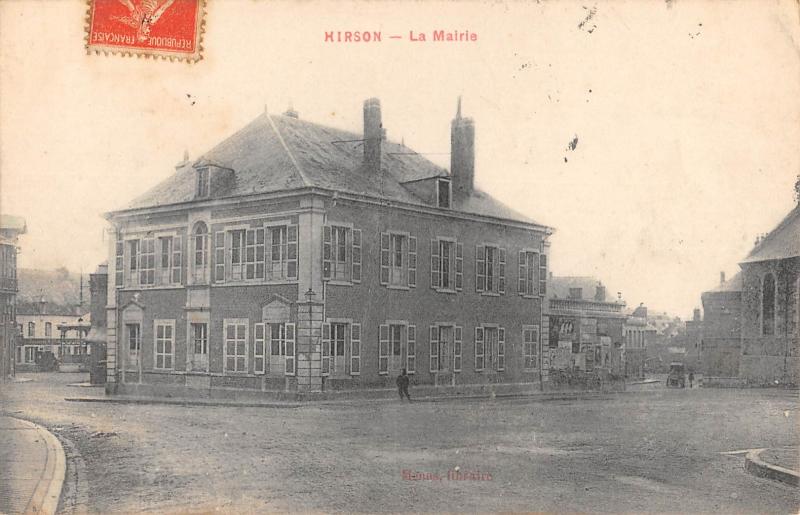 Carte postale ancienne Hirson - La Mairie à Hirson